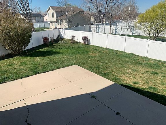 Back yard with patio