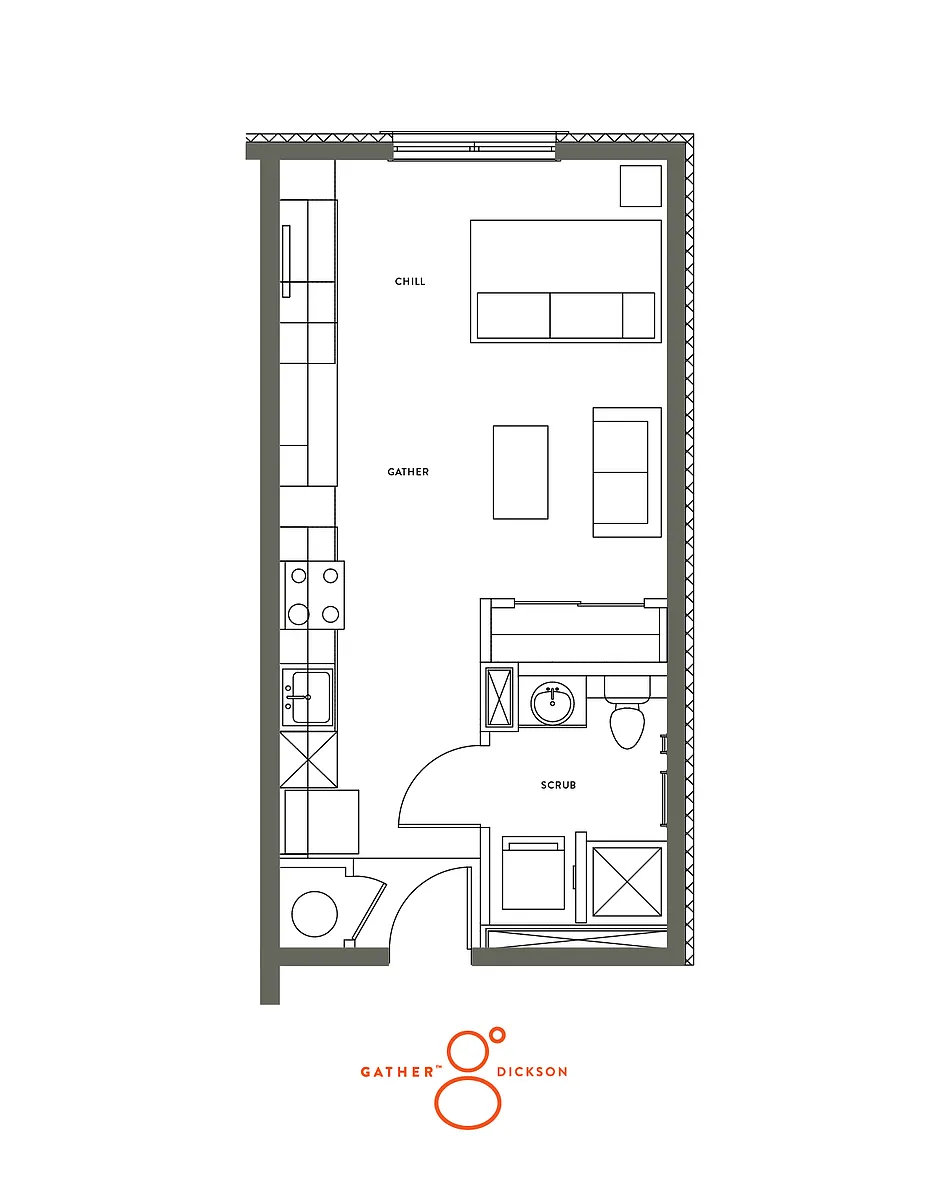 Floor plan Studio