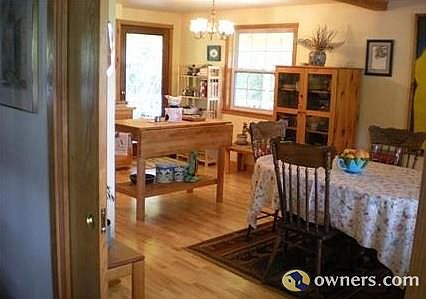 Country Kitchen with Maple Hard Wood Floor