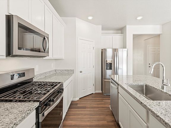 The Pagosa floorplan interior image taken at a Meritage Homes community in Johnstown, CO