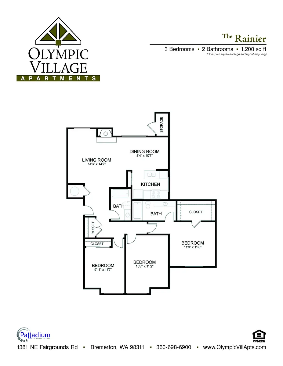 Floor plan Rainier