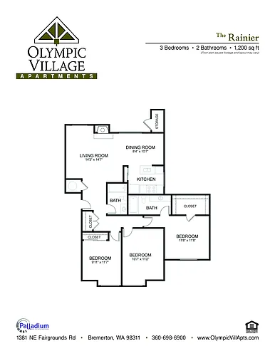 Floor plan Rainier