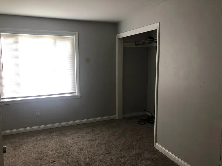 Bedroom as seen from kitchen