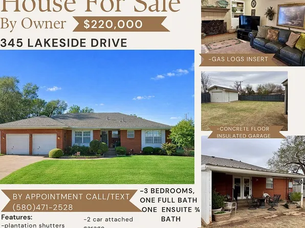 345 Lakeside Dr, Altus, OK 73521