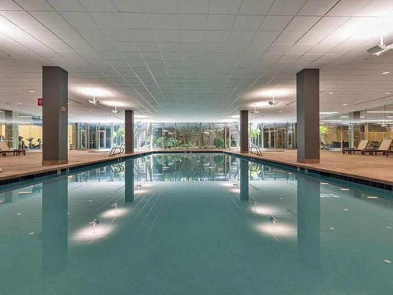 Indoor, heated lap pool