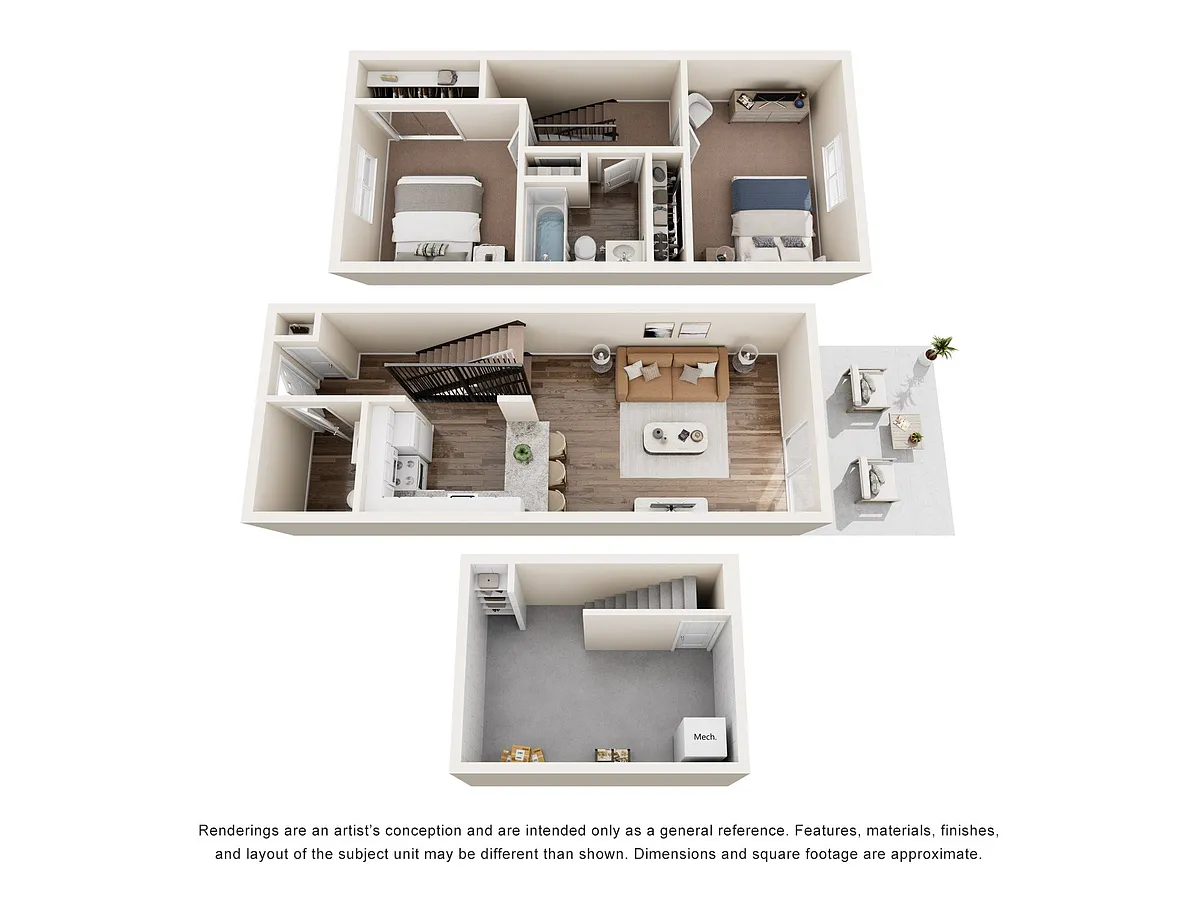 Floor plan The Forest (Partial Basement)