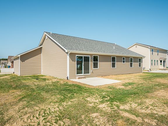 Back of Built Elevation with Patio