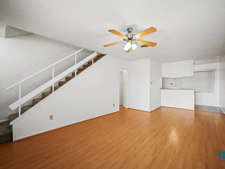 Living and Dining Room Space with Vinyl Flooring