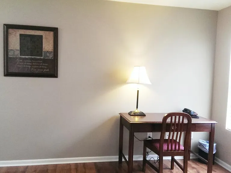 loft with deak area