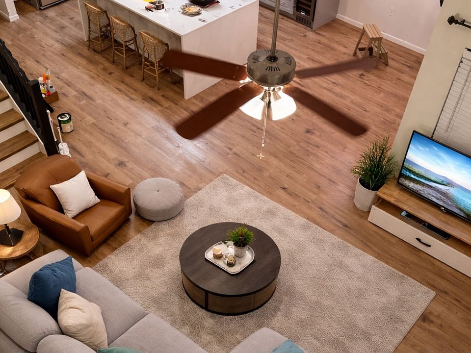 View from upstairs living room/loft