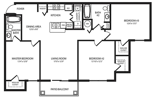 Floor plan THE CYPRESS
