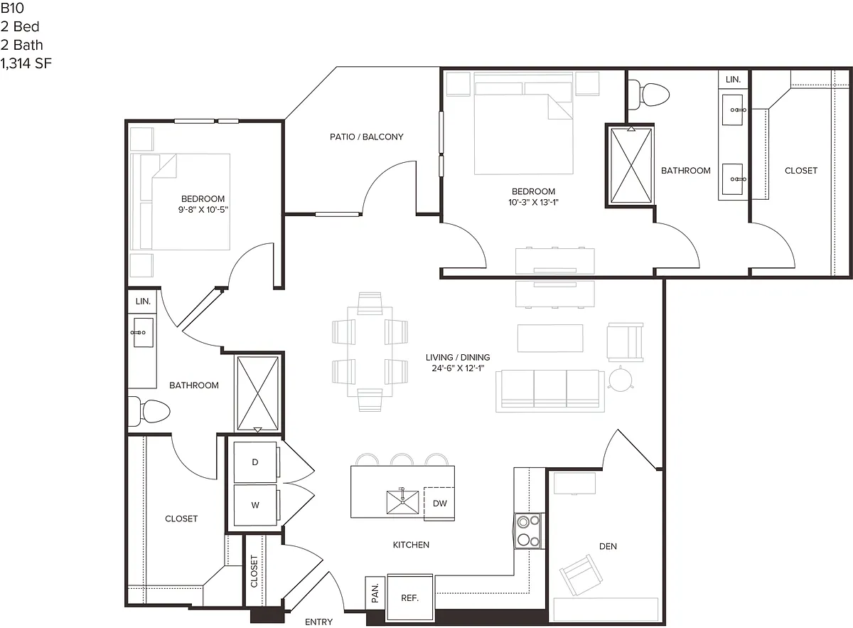 Floor plan B10