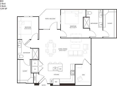 Floor plan B10