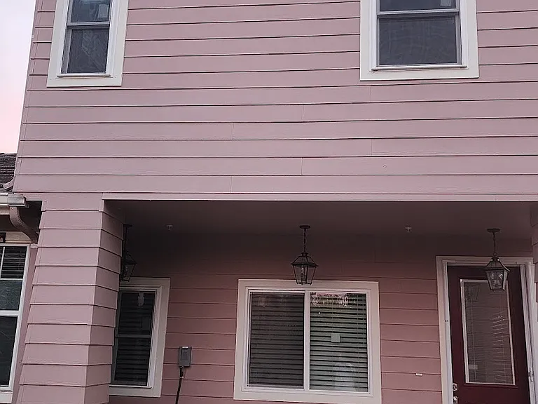 'Front view' facing east.