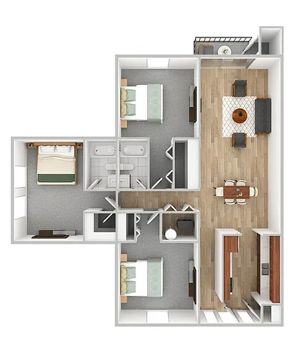 Floor plan Tidewater