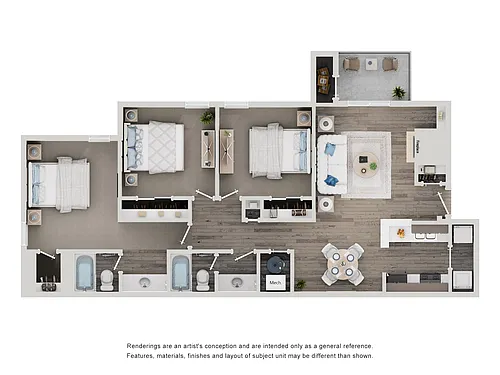 Floor plan C1-3X2