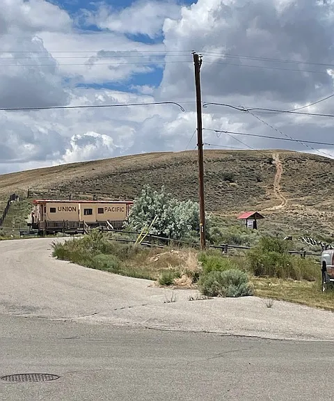 Hiking trails close to house.