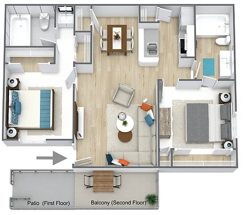 Floor plan Serra - C