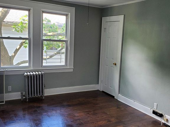 living room with an extra large closet