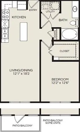 1bed 1bath 1bed 1bath