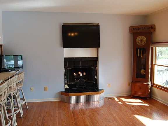 LR - Wood Fire Place.