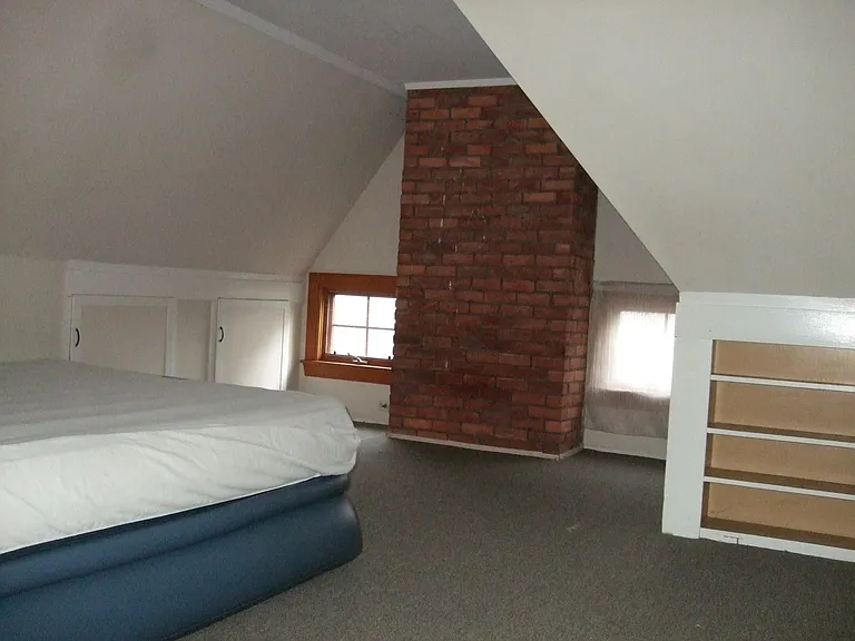 Beautiful bedroom with large walk-in closet.