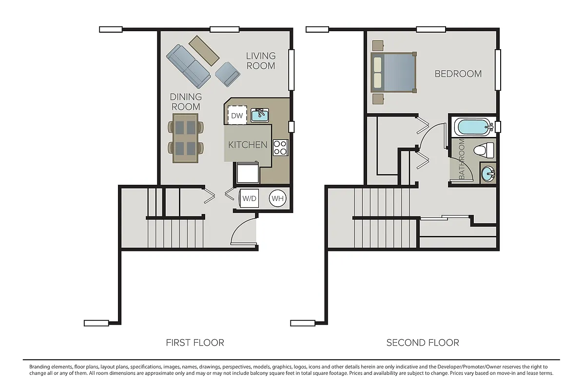 Floor plan Plan 1D Townhome