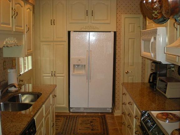 Kitchen with granite