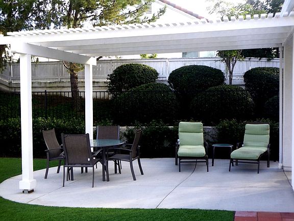 Expanded patio for outdoor entertaining