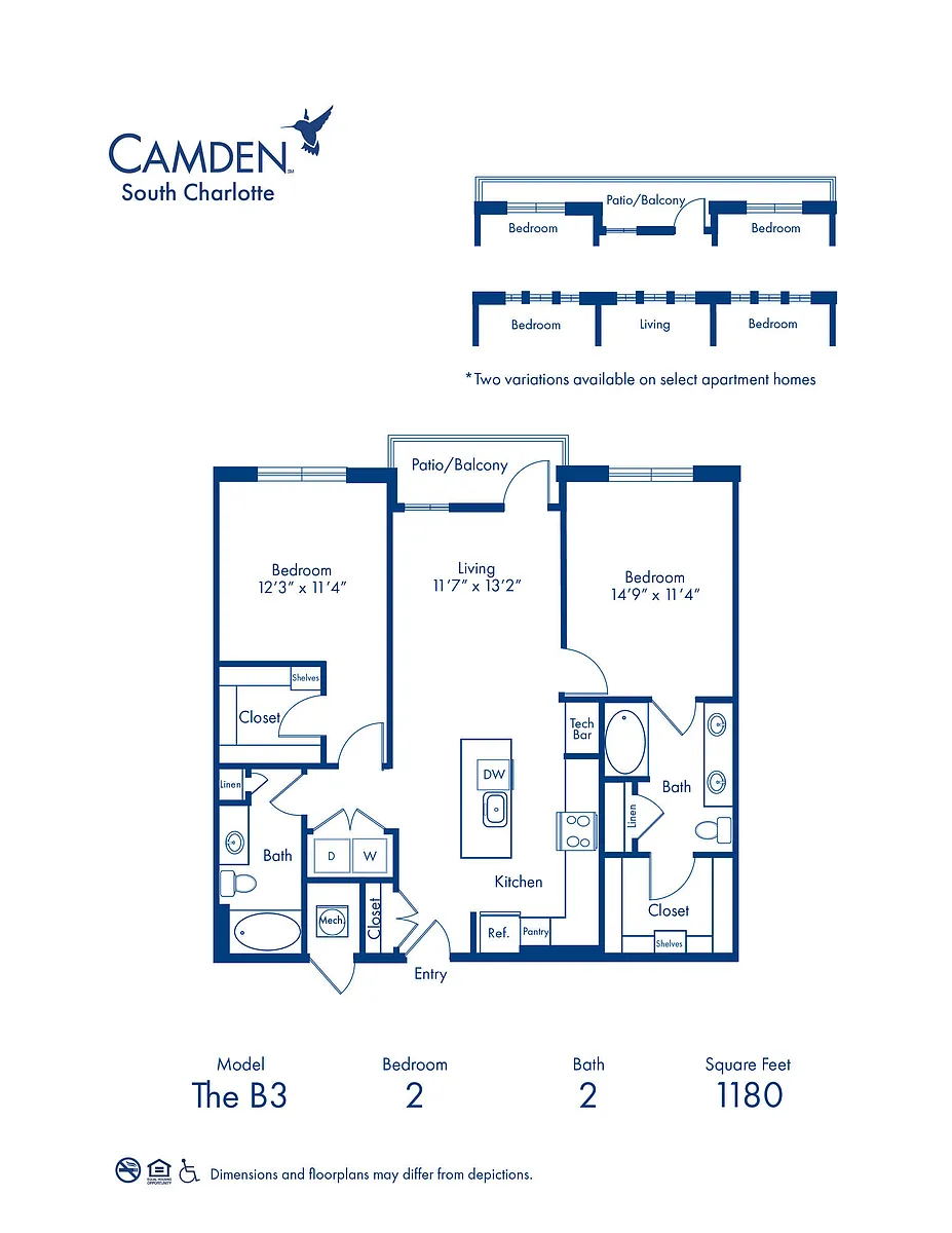 Floor plan B3
