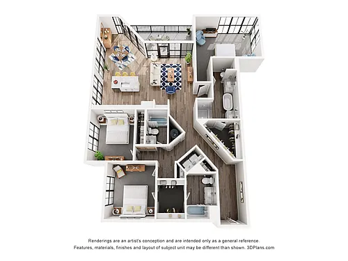 Floor plan Harbor Reach - E3 (Premium)