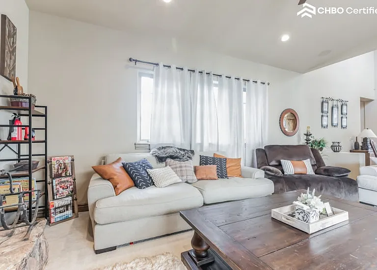 2 comfy couches and love seat