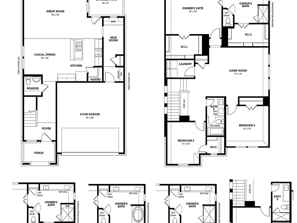 Explore luxury residential architecture with this elegant single-family home design, boasting 3 beds
