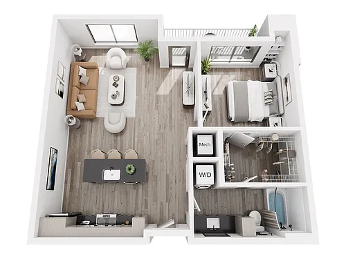 Floor plan A14 Renovated