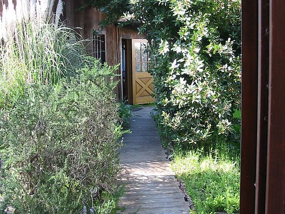 Rear house entry