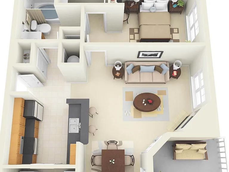 Floor plans are artist's rendering. All dimensions are approximate.