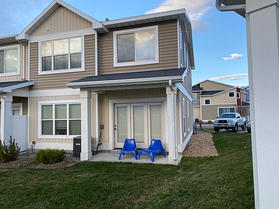 Back porch and side yard 