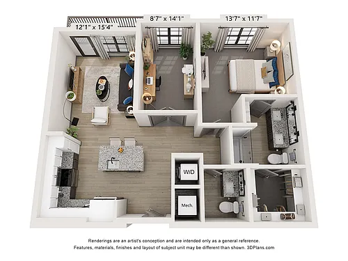 Floor plan A7A