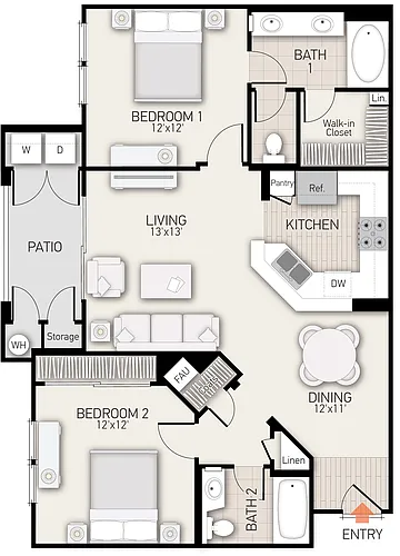 Floor plan Quail Ridge - Plan G