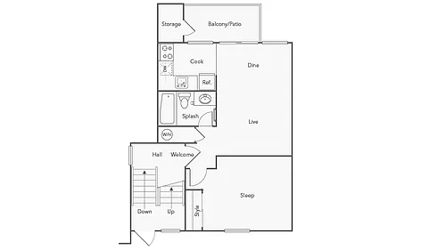 Floor plan Asheville