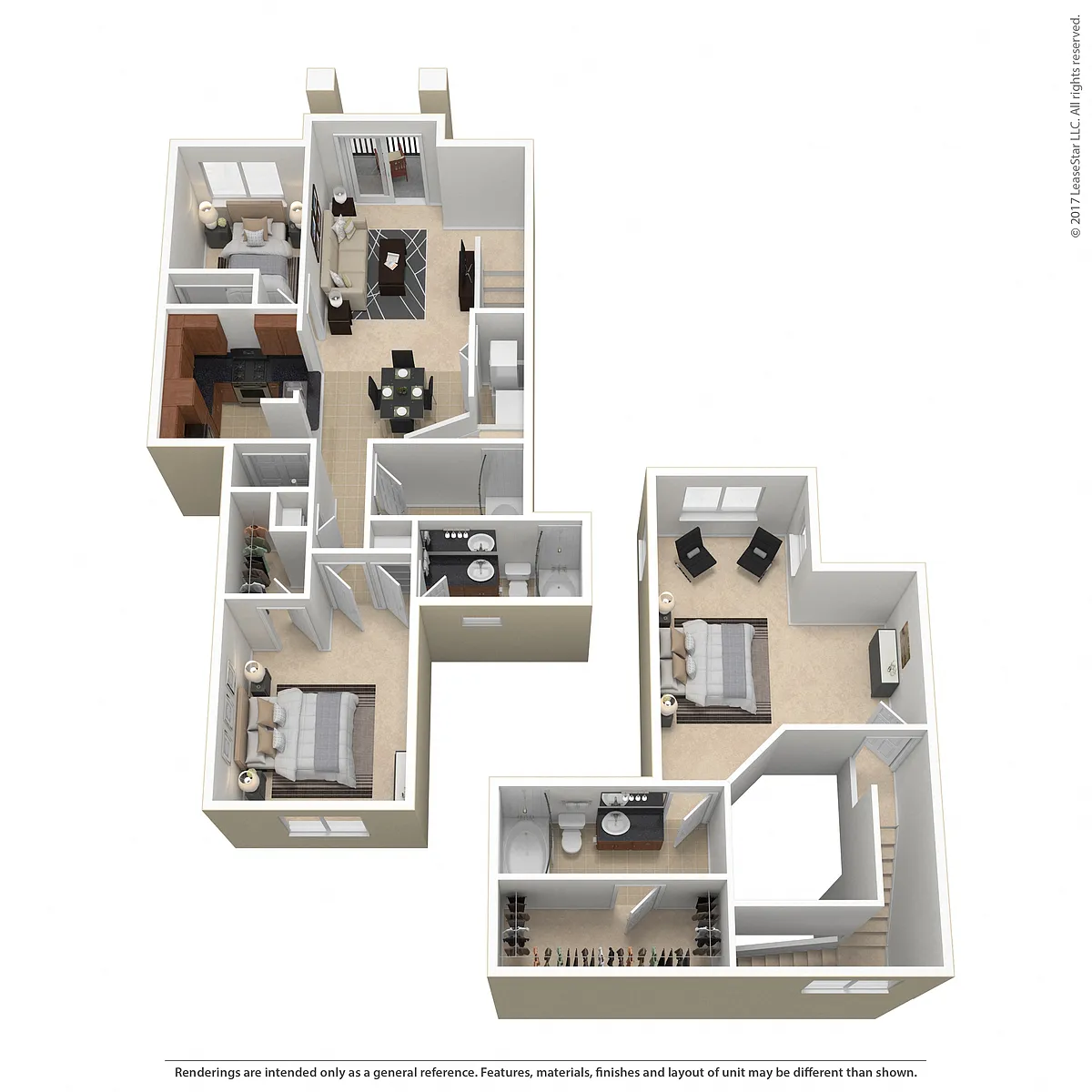 Floor plan Residence 9 Upgraded