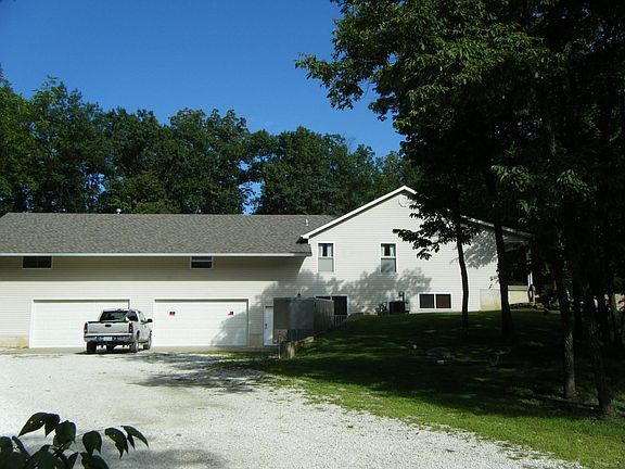 side view of extra garages