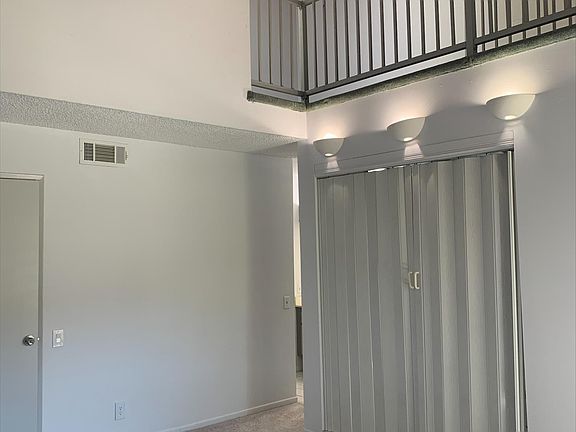 Master bedroom with loft