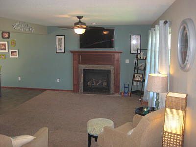 LIVING ROOM - GAS FIREPLACE