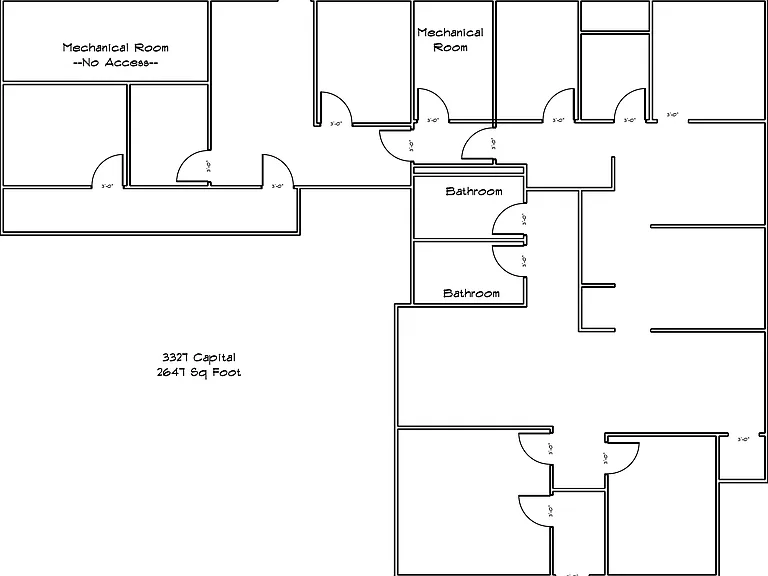 3327 W. Capital Ave - Floor Plan