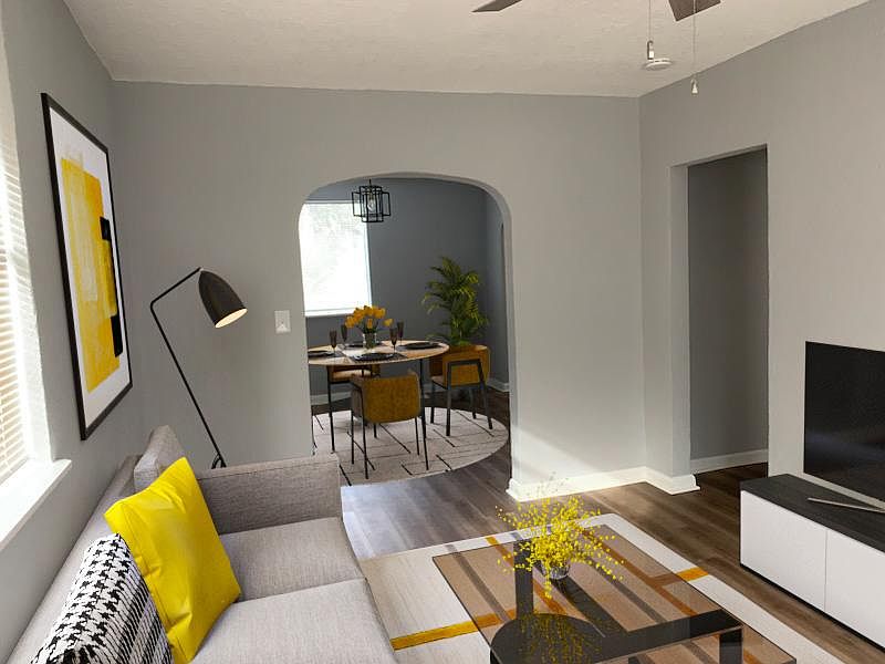 Living Room with peek into the dining room or office. Your can decide.