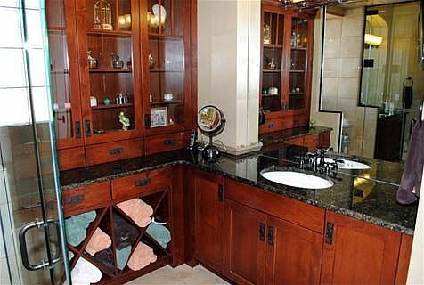 "Her" side of the master bath