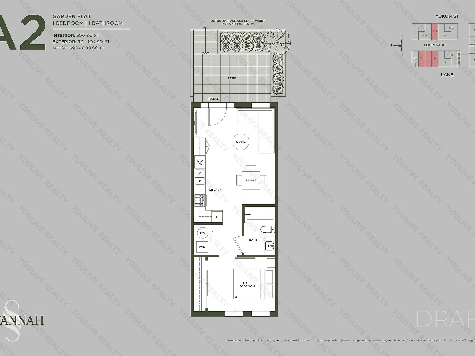 1 bed, 500 sqft, $2,100 — Photo 3