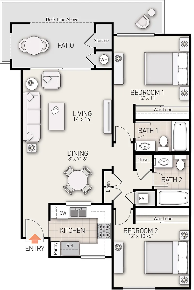 Floor plan Plan F