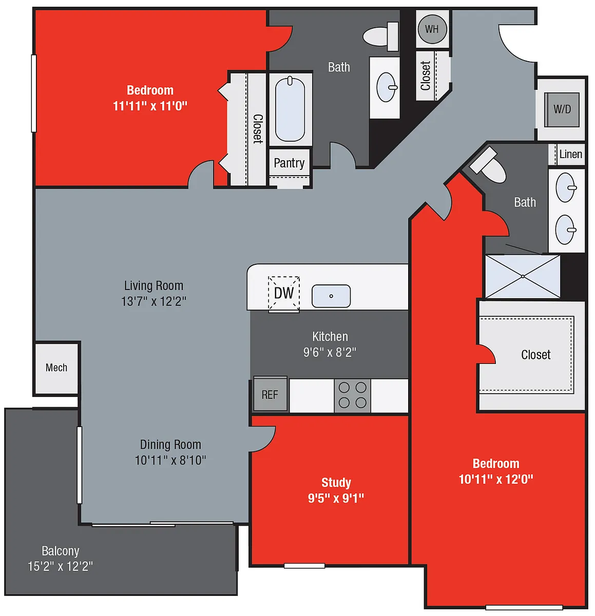 Floor plan B15